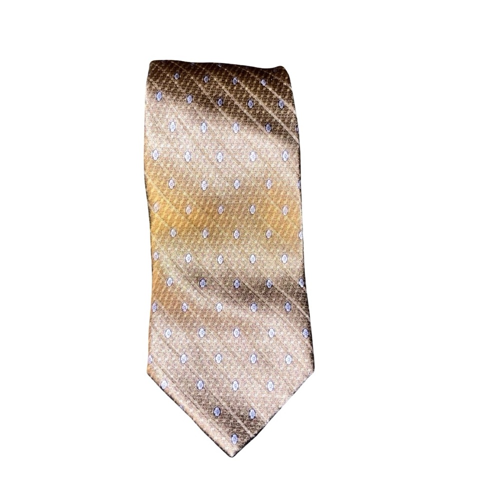 Elegant Gold Patterned Countess Mara Men's Tie